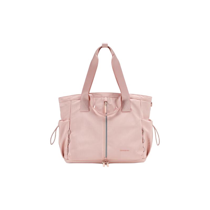 新秀丽（Samsonite）托特包2026户外大容量粉色旅行背包运动包NT0 浅粉色