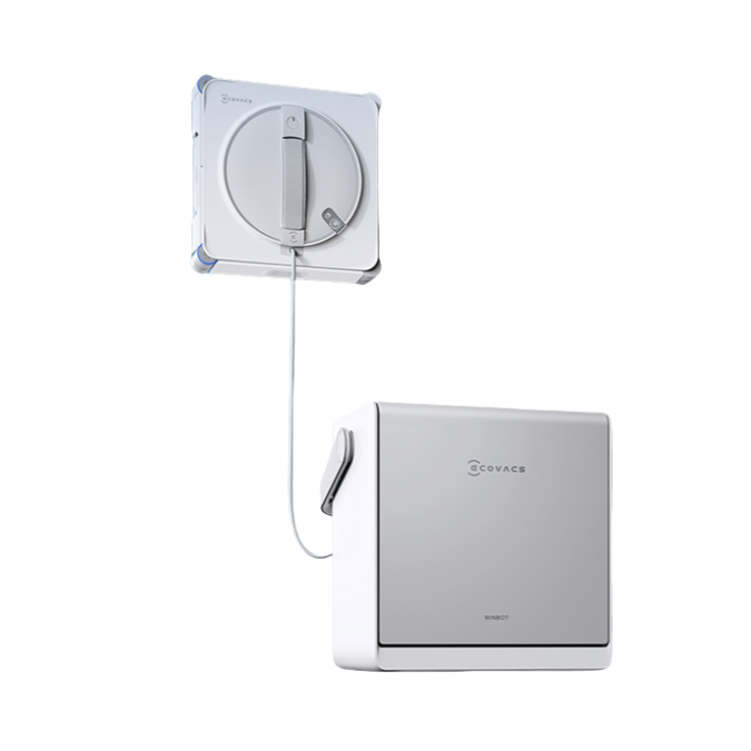科沃斯/Ecovacs W2S 擦窗机器人 自动擦玻璃 湿擦 智能调节 白色
