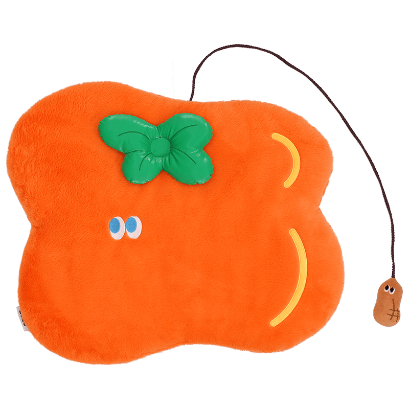 zeze 新年猫窝毯子冬季保暖可水洗猫垫子宠物垫子猫咪床宠物用品 好“柿”发生宠物垫