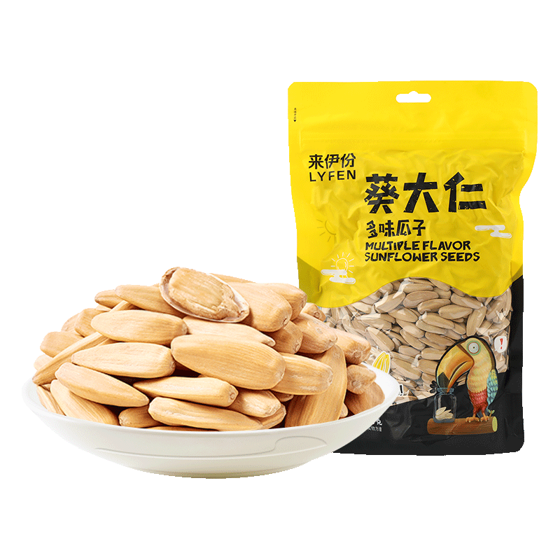来伊份 葵大仁多味瓜子 葵花籽零食特产炒货休闲散装食品/袋