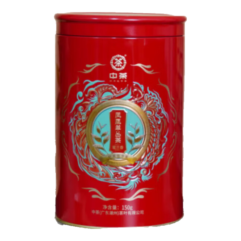 中茶茶叶凤凰单丛蜜兰香GT3031广东潮州单枞乌龙茶罐装 150g*1罐