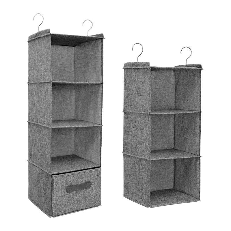 仿麻布衣柜收纳挂袋衣橱悬挂式衣物多层收纳袋衣柜抽屉盒可水洗
