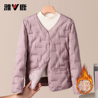 雅鹿羽绒内胆女款2025秋冬修身保暖羽绒服内外可穿