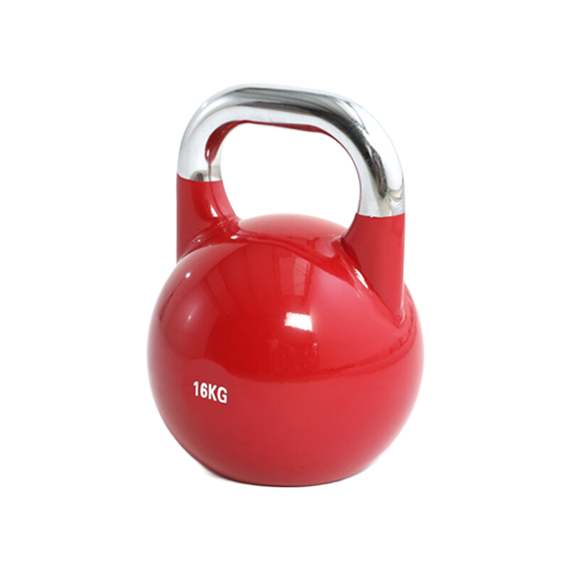  泊泺 浸塑 铸铁壶铃  16KG