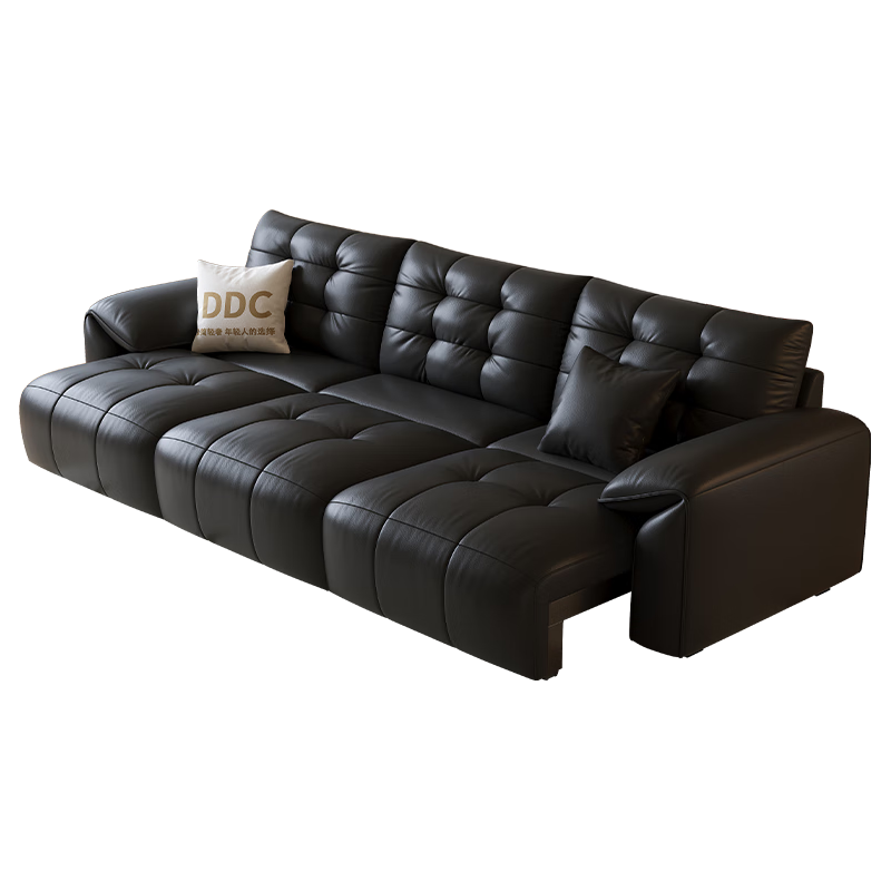 DDC真皮电动沙发床客厅头层牛皮智能功能沙发直排可躺可睡 9277s-0