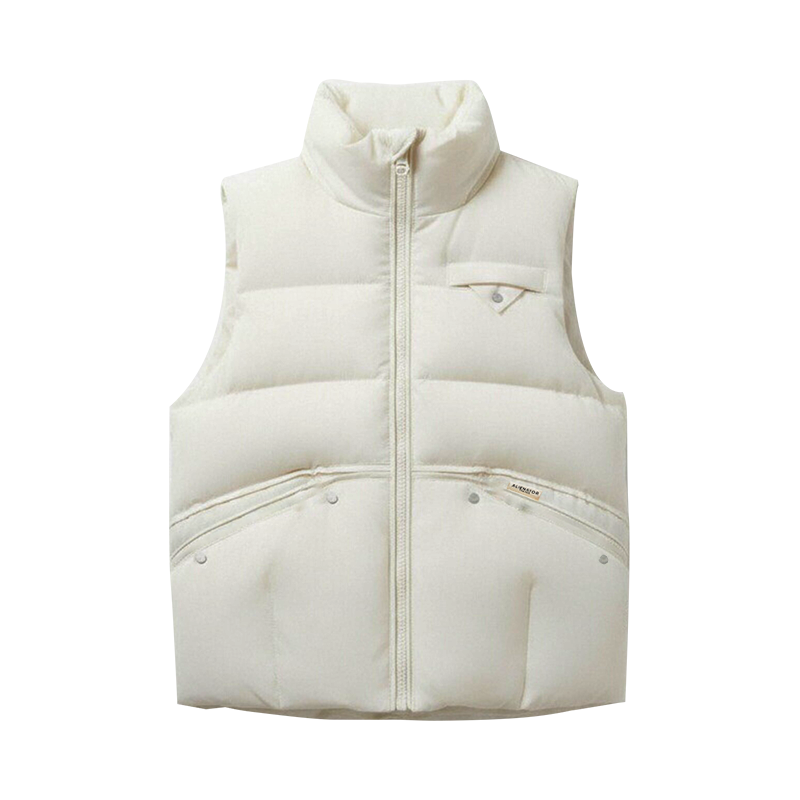 鸭鸭 【校服羽绒马甲】儿童羽绒服马甲中大童男女童青少年背心