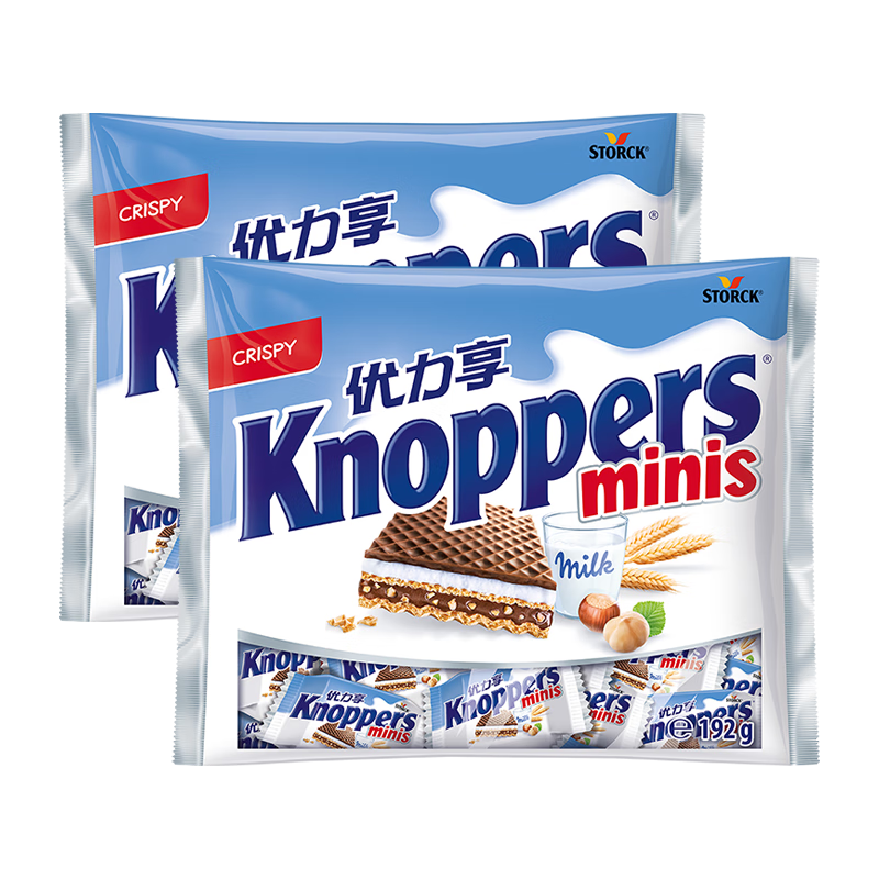 Knoppers/优立享 五层夹心 威化饼干  袋装