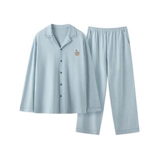 猫人 肖战同款猫人花木染家居服超柔软贴身睡觉穿冬季纯棉男女睡衣