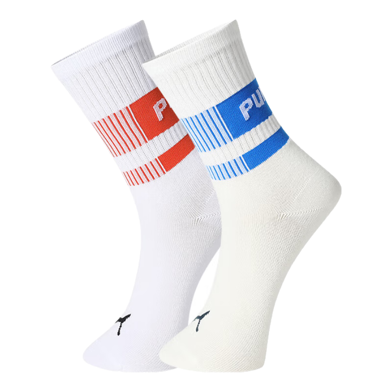 彪马彪马时尚高筒袜休闲透气运动女士高筒袜2双装