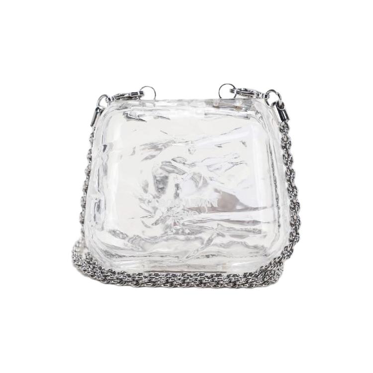 GIORGIO ARMANI 时尚潮流透明简约百搭迷你链条包