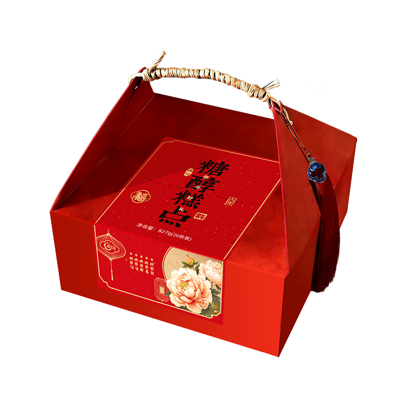 阿尔发 糖醇京八件糕点礼盒 827g*2盒