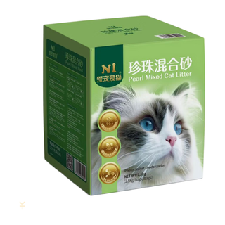 N1爱宠爱猫 木薯玉米混合猫砂 7.5kg(2.5kg*3)