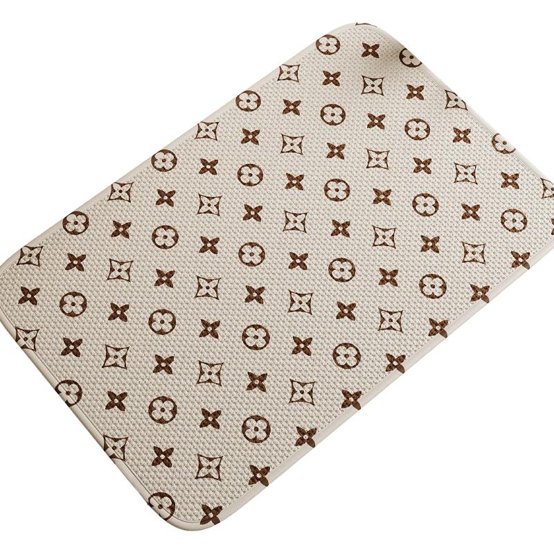 轻奢浴室地垫吸水速干防滑脚垫卫生间高级感耐脏免洗地毯厕所门垫