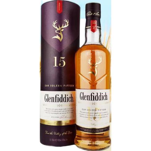 格兰菲迪12年 700ml+格兰菲迪15年 700ml 威士忌 【特惠组合】12年+15年700ml