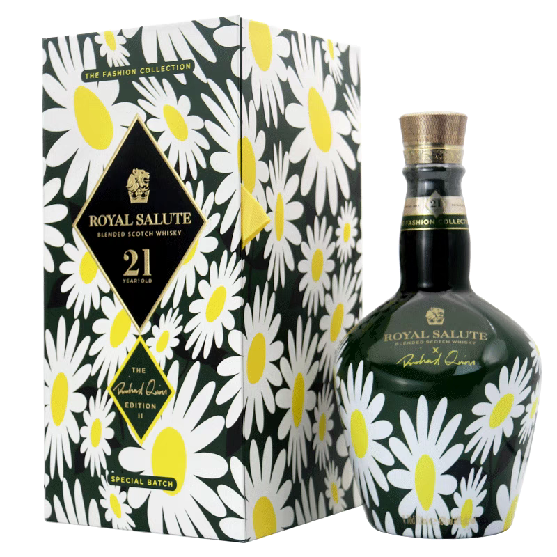皇家礼炮行货 皇家礼炮21年 Royal Salute 苏格兰调配型威士忌 洋酒 皇家礼炮21年时尚系列法兰西菊