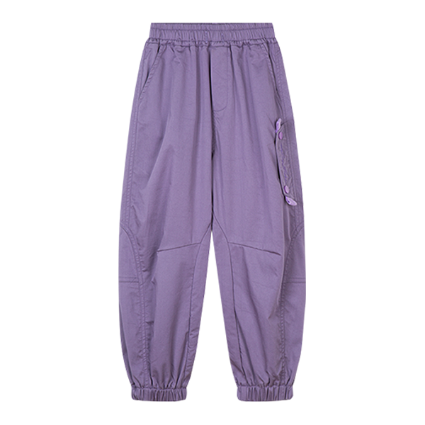 女童工装裤2025春季校园百搭束脚裤宽松休闲长裤运动裤