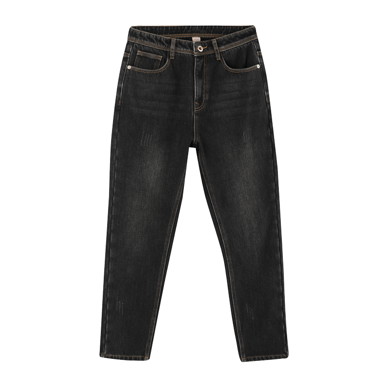 唐狮 男士加绒牛仔裤牛仔裤男加绒男直筒牛仔长裤加绒男士牛仔裤男裤子