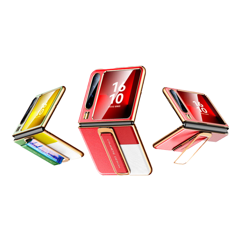 观悦【中轴全包丨腕带支架一体】适用华为purax手机壳Pura X典藏版阔折叠新年保护套全包防摔真皮手感 【型格绿】腕带支架一体丨全包防摔丨真皮质感 华为 Pura X系列 | 典藏版通用