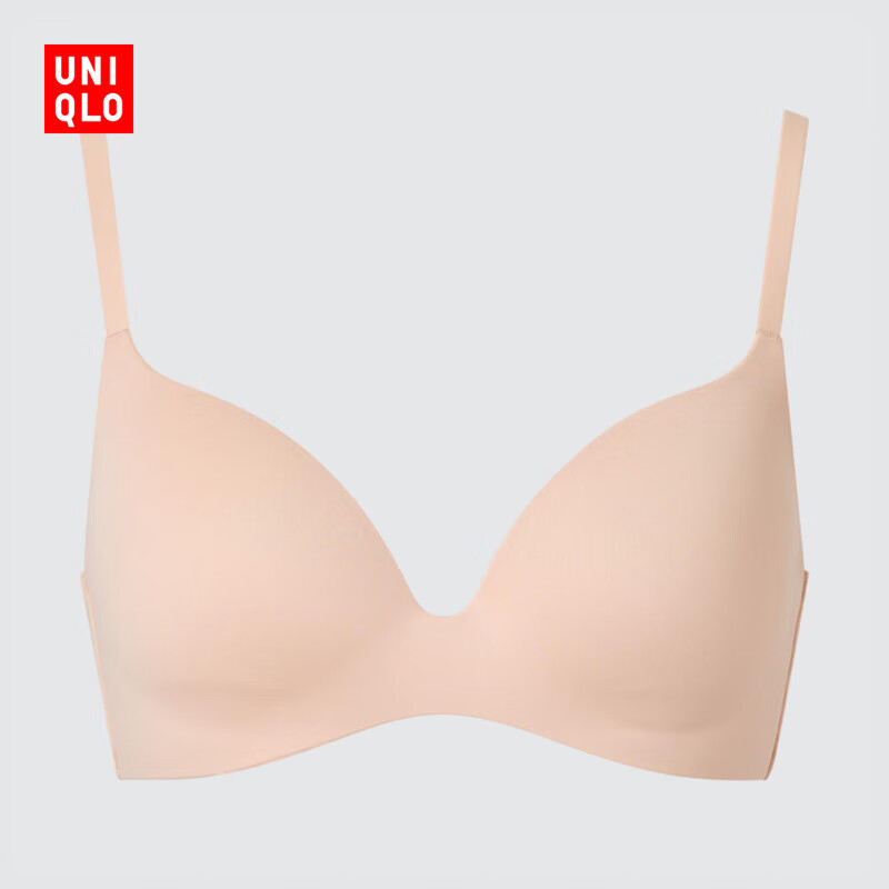  UNIQLO/优衣库 无钢圈 女士文胸  米色 85E 469664/31米色 85E 适用E85 F85 E90 F90