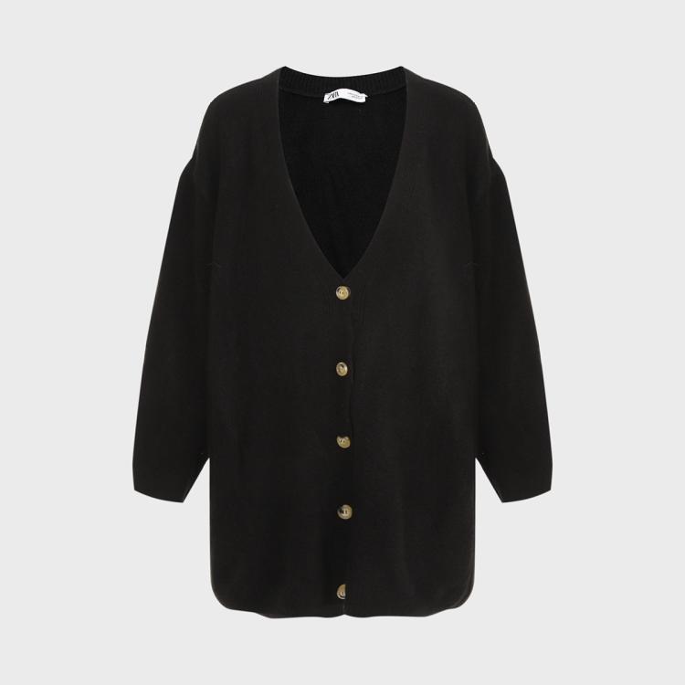  ZARA 优雅气质 女士针织开衫