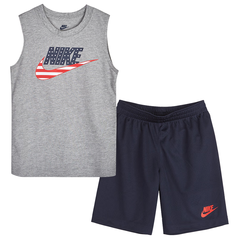  NIKE/耐克 纯棉 儿童运动套装  藏青蓝 130(7)