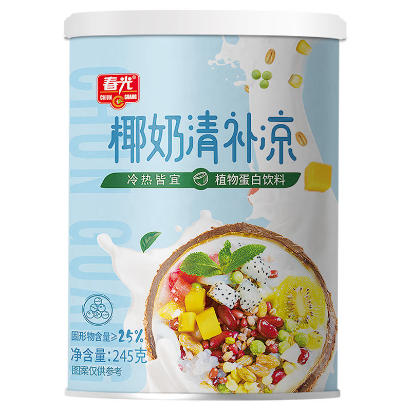  CHUNGUANG/春光 植物蛋白 椰奶清补凉  245ml*12瓶 245ml 清补凉245ml*12
