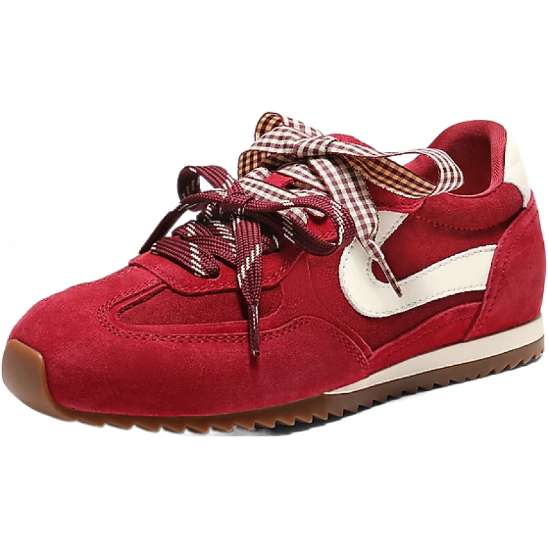  BeLLE/百丽 德训鞋 女士运动鞋 红色 39