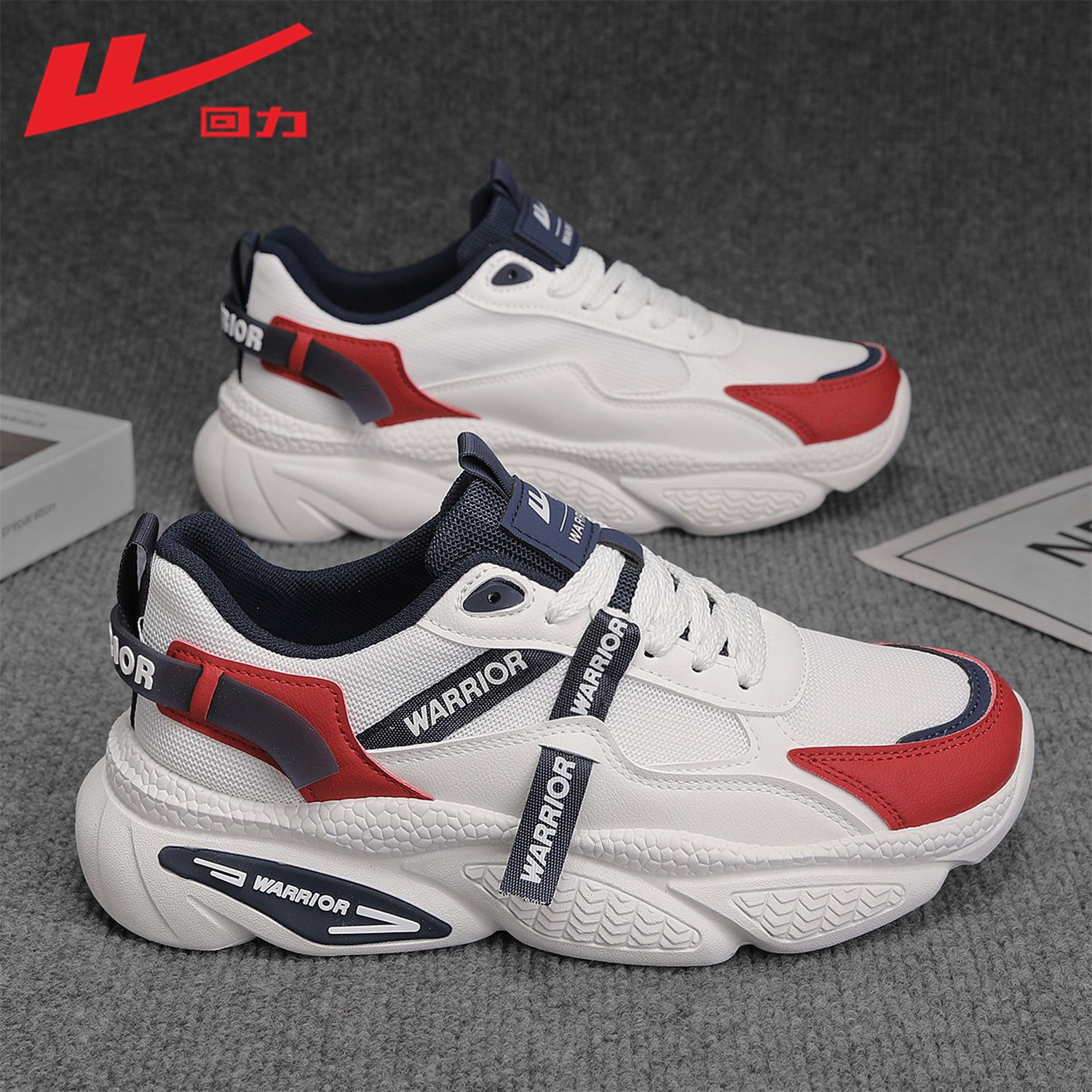  WARRIOR/回力 透气 男士运动鞋