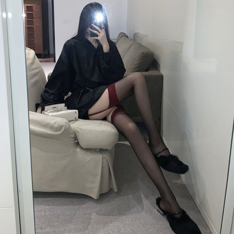  GEEZORO 超薄 女士丝袜 红色