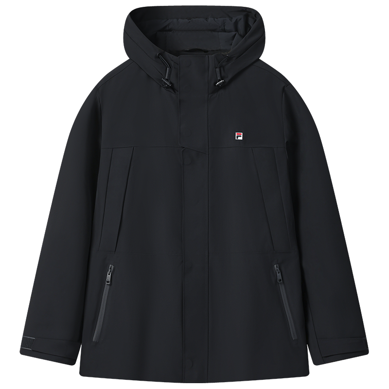  FILA/斐乐 防泼水 男士连帽外套