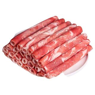  百里炙 清真火锅食材 牛羊双拼肥牛卷