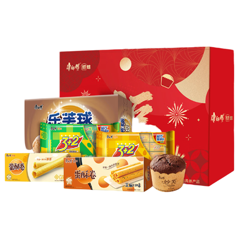  康师傅 礼盒装 苏打夹心饼干
