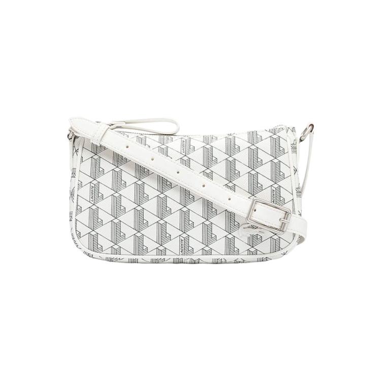  LACOSTE/拉科斯特 时尚交织印花 女士单肩包