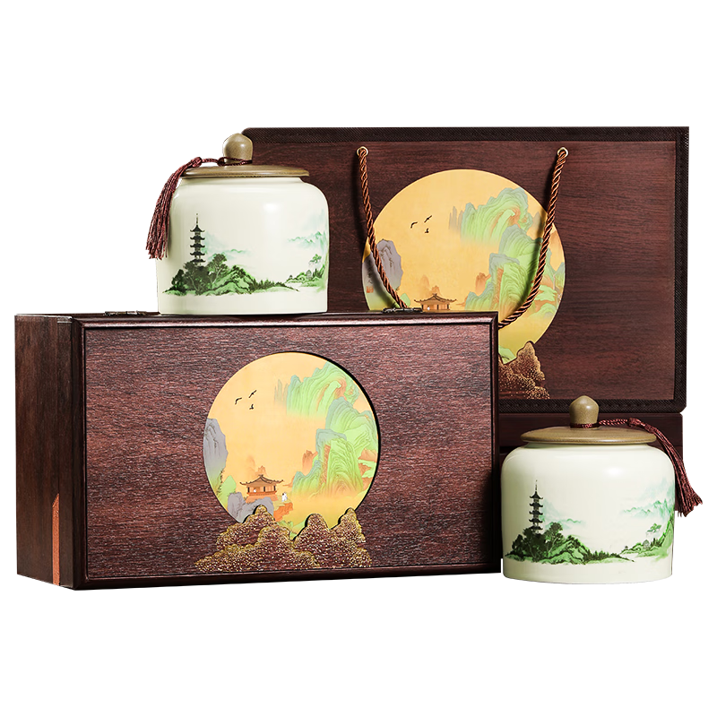  七春 明前特级 绿茶茶叶礼盒 黄山毛峰 160g*1件