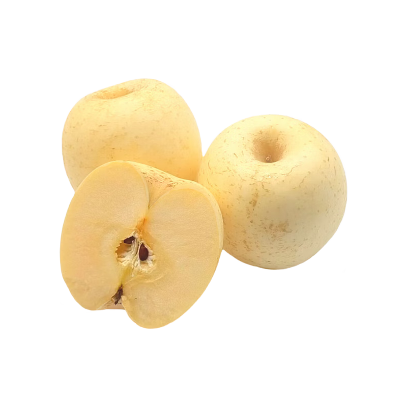 京鲜生山东黄金奶油富士丑苹果 净重4.5斤 果径75-80mm 生鲜源头直发