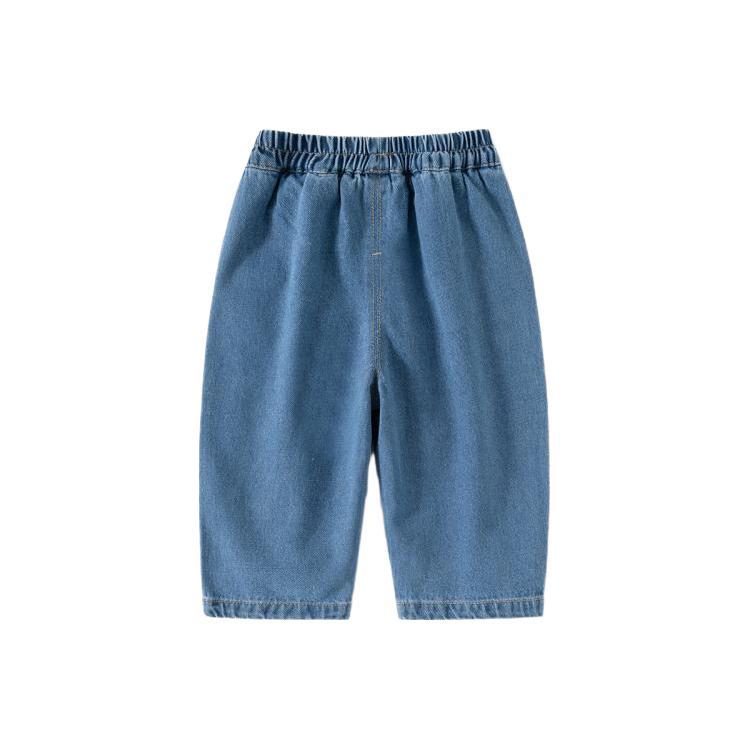  班喜迪 卡通刺绣 儿童牛仔裤