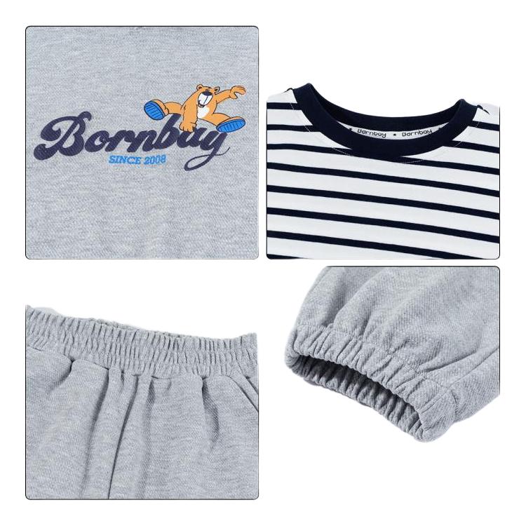  Bornbay/贝贝怡 韩式三件套 男童运动套装