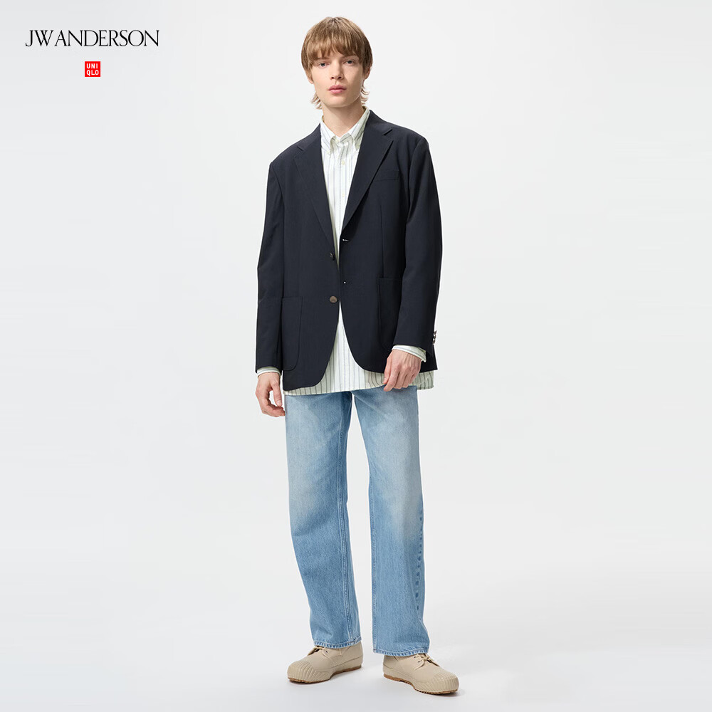  UNIQLO/优衣库 男士直筒牛仔裤