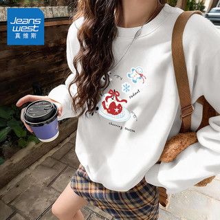  JEANSWEST/真维斯 卡通印花设计 女士卫衣