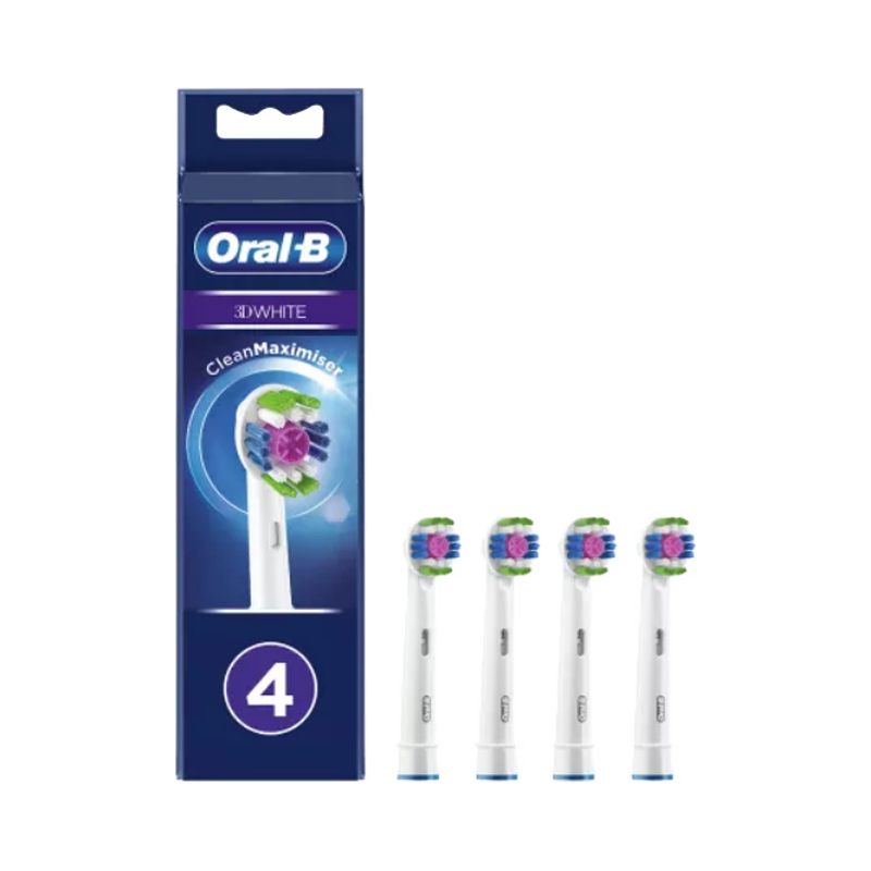  Oral-B/欧乐B 3D美白型 电动牙刷头 成人款 4支 3D美白