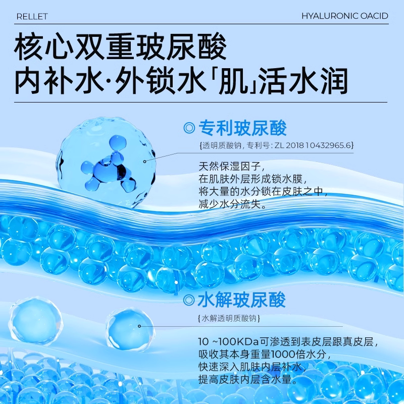  Rellet/颐莲 玻尿酸保湿补水喷雾