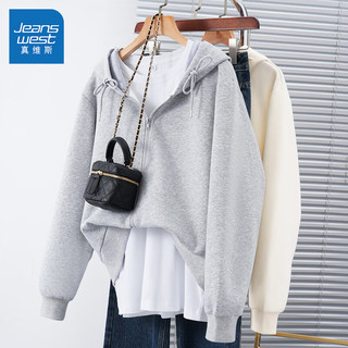  JEANSWEST/真维斯 时尚百搭 女士连帽卫衣
