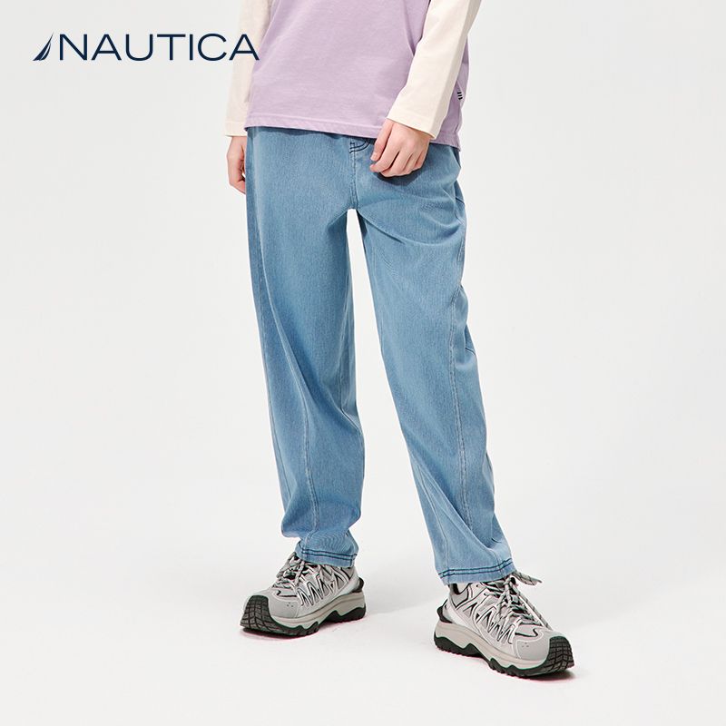  NAUTICA/诺帝卡 透气宽松弹力 儿童牛仔裤