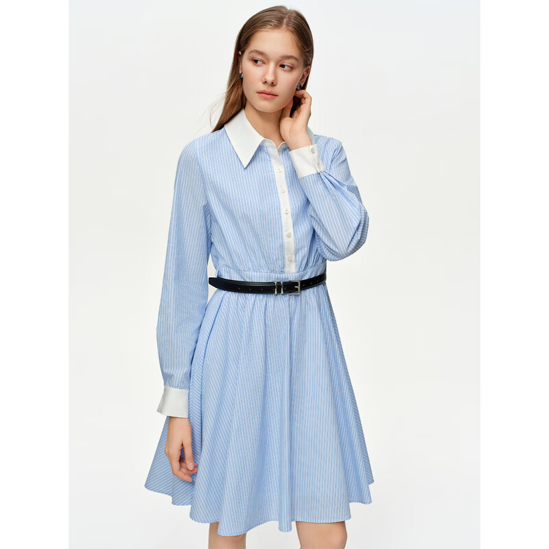  DUSHU/独束 学院风 女士衬衫裙