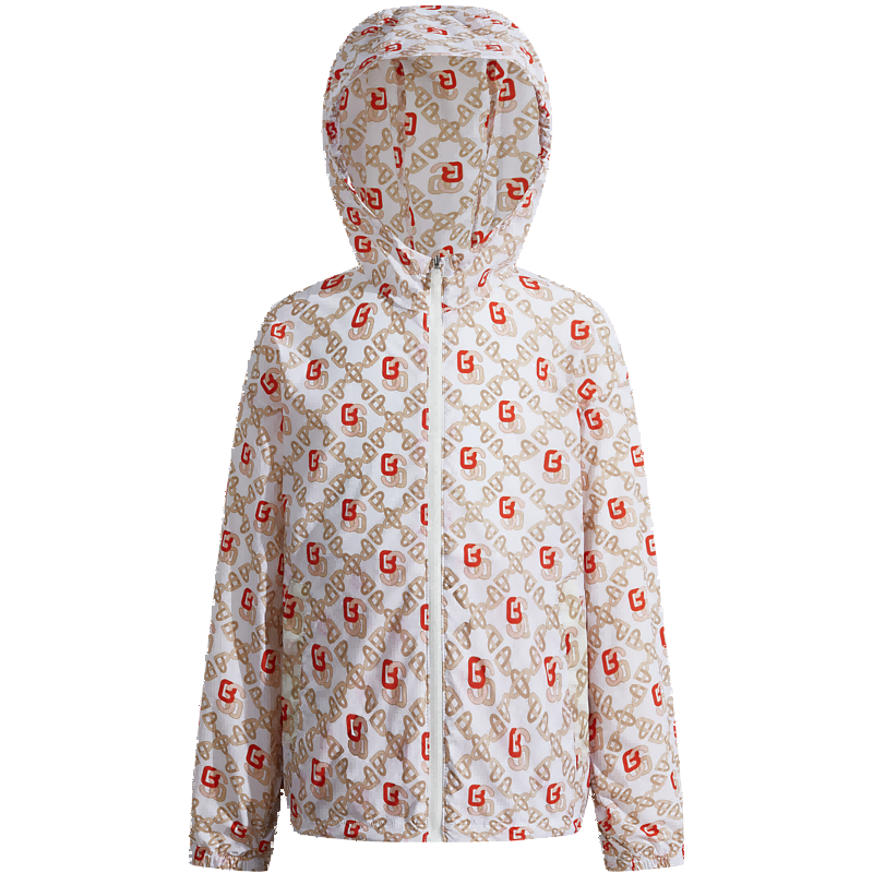 【轻柔抗皱】女童遮阳防蚊便携印花短款时尚儿童外套