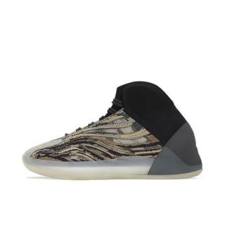 adidas Yeezy Quantum 篮球鞋 缓震防滑 支撑 织物 黑褐色 36