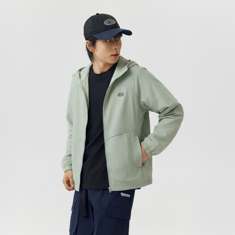  SKECHERS/斯凯奇 轻薄有垂感 男士风衣