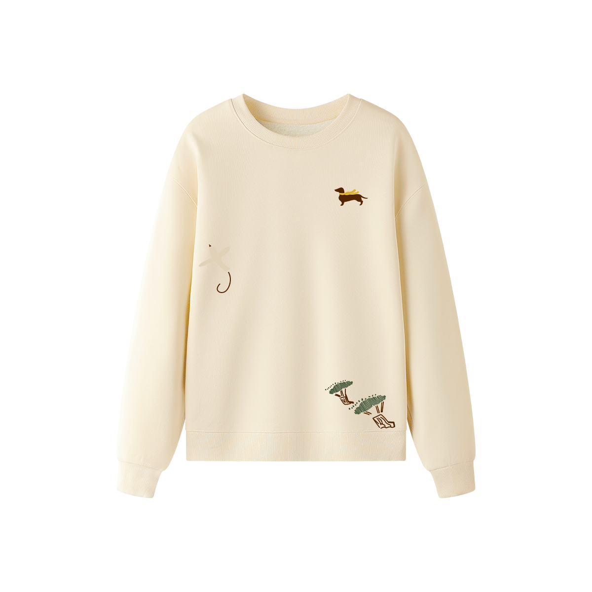  INMAN/茵曼 加绒加厚 女士卫衣