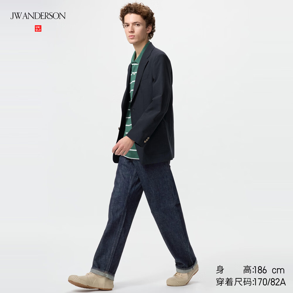  UNIQLO/优衣库 男士直筒牛仔裤