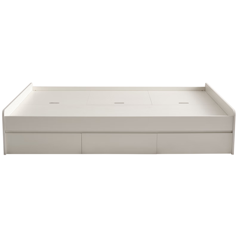  QuanU/全友 多功能 榻榻米床 衣柜 储物收纳 【米白】1.26米榻榻米